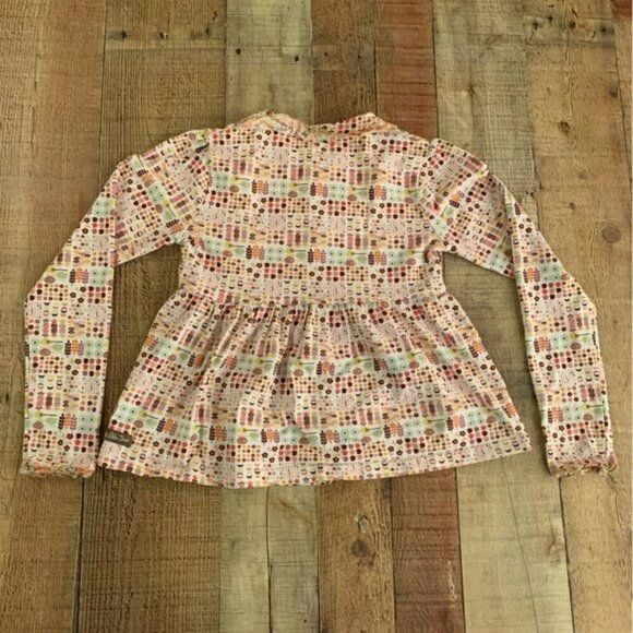 Matilda Jane cornelia libby girls long sleeve ruffle top - Picture 6 of 9